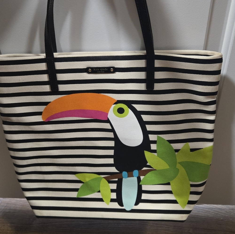 Kate Spade Canvas Toucan Tote